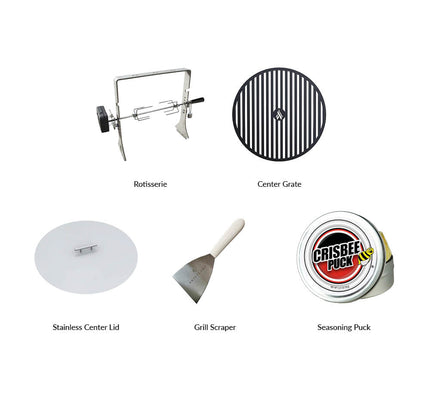 Arteflame Classic 40″ — Fire Pit with Cooktop (CORTEN Bowl; Short Round / Short Euro / Built-In No Base)