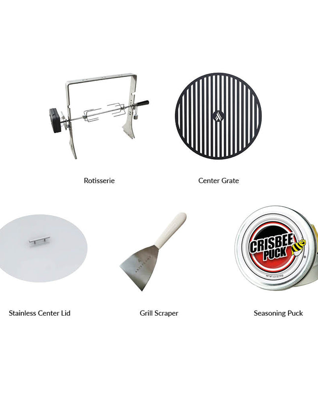 Arteflame Classic 40″ — Round Base Flat-Top Grill & Fire Bowl (CORTEN Steel)