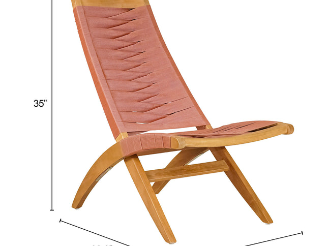 Rova Lounge Chair Terracotta