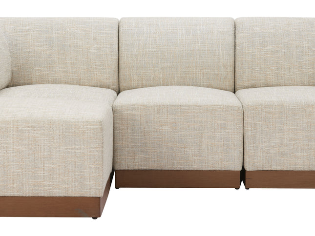 Christy Armless Chair Beige