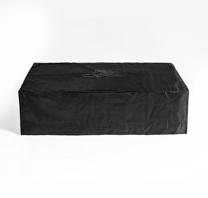 Volon Modern Rectangular Fire Pit Table in Light Gray