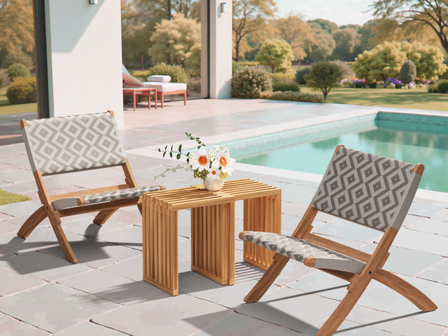 Riviera Extendable Stool (Set of 2) Natural