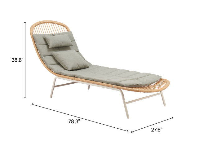 Skim Chaise Lounge Multicolor