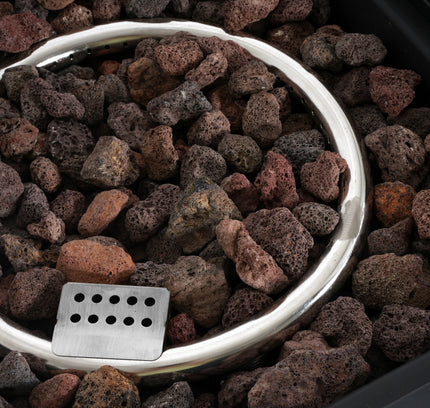 Extendable Rectangular Propane Fire Pit Table | 50,000 BTU