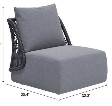 Mekan Accent Chair Gray