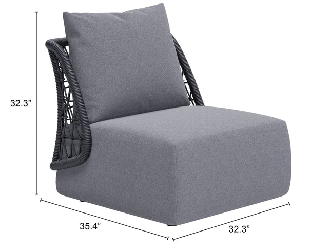 Mekan Accent Chair Gray