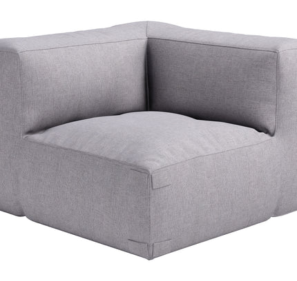 Luanda Corner Chair Gray