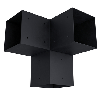 Pergola 3-Arm Post Bracket (for 6x6 Wood Posts)