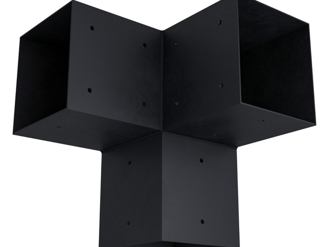 Pergola 3-Arm Post Bracket (for 6x6 Wood Posts)