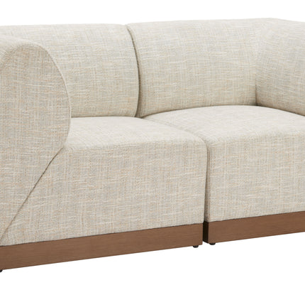 Christy Corner Chair Beige