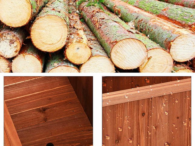 Wooden Decorative Planter Box for Garden Yard and Window