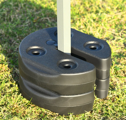 Set of 8 Canopy Weights 40 lb Weight Plate Kit with No-Pinch Design
