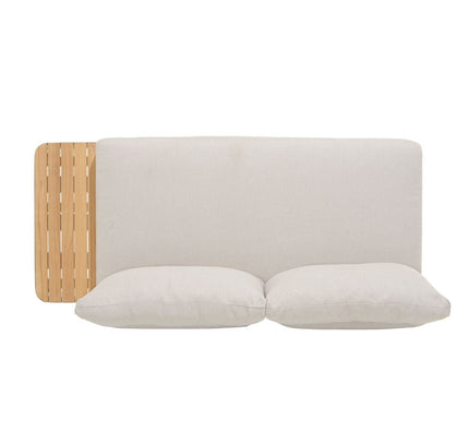 Portals Teak and Aluminum Modular Sofa 3pc Set