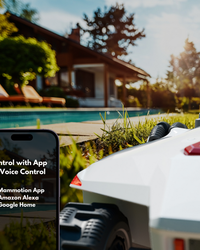 Mammotion LUBA 2 AWD 3000: Perimeter Wire Free Robot Lawn Mower in stock .75 acre