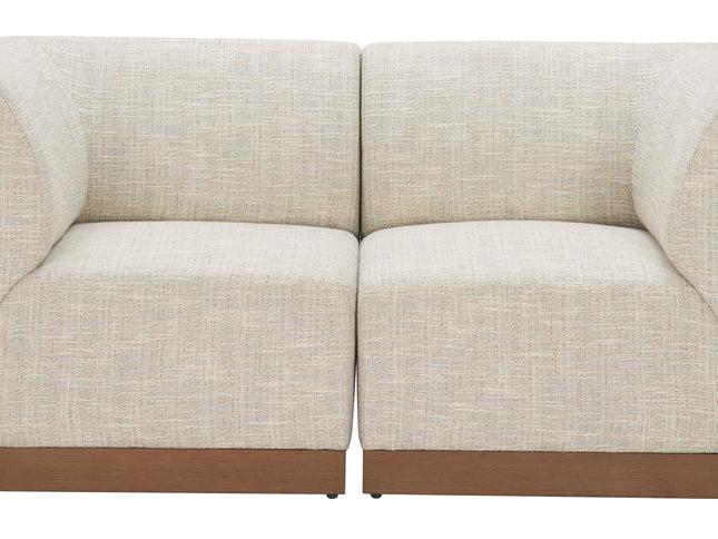 Christy Corner Chair Beige