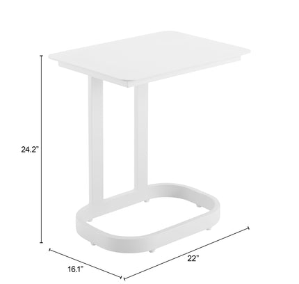 Friss End Table White