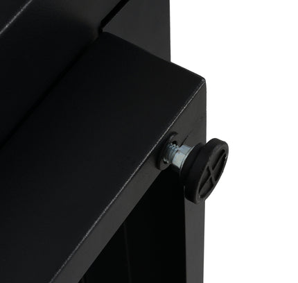 30-Inch Square Propane Fire Pit Table | Black | 40,000 BTU