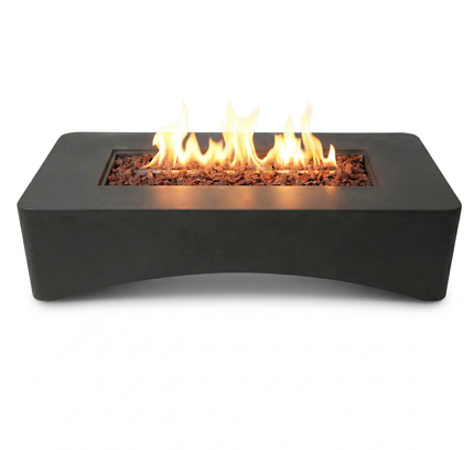 56" Rectangular Propane Fire Pit Table