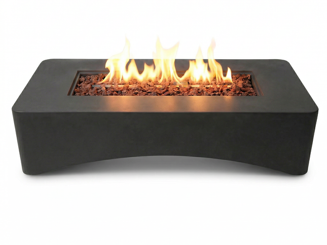 56" Rectangular Propane Fire Pit Table