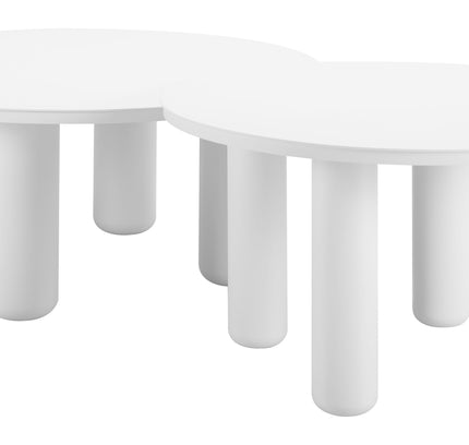 Ola Coffee Table Set (2-Piece) White