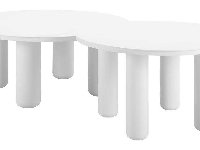 Ola Coffee Table Set (2-Piece) White