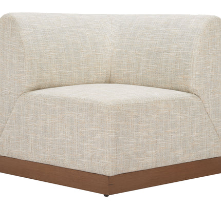 Christy Corner Chair Beige