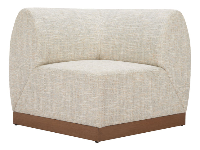Christy Corner Chair Beige