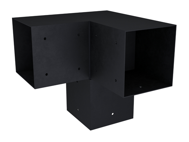 Pergola 3-Arm Post Bracket (for 6x6 Wood Posts)