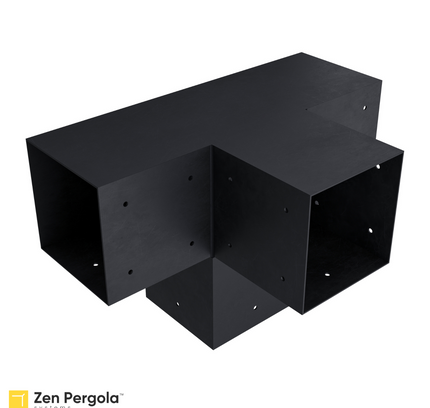 Pergola 4-Arm Post Bracket (for 6x6 Wood Posts)
