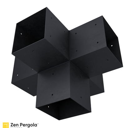 Pergola 5-Arm Post Bracket (for 6x6 Wood Posts)