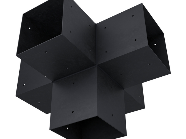 Pergola 5-Arm Post Bracket (for 6x6 Wood Posts)