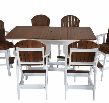 Dutch Country Patio 7-Piece Adirondack Dining Set