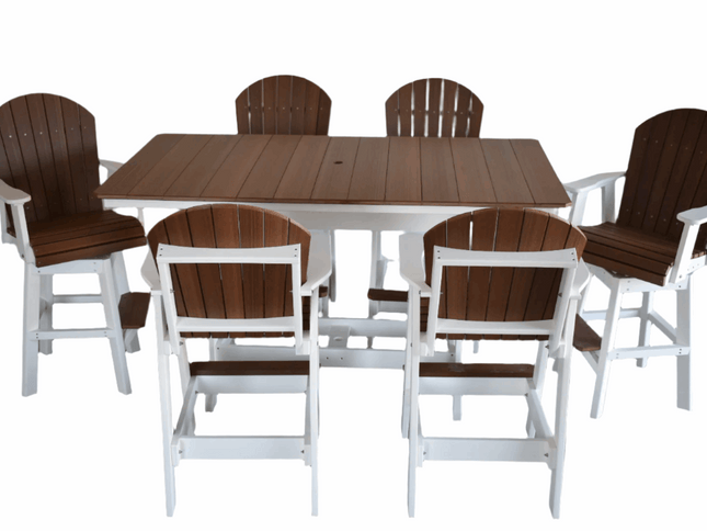 Dutch Country Patio 7-Piece Adirondack Dining Set