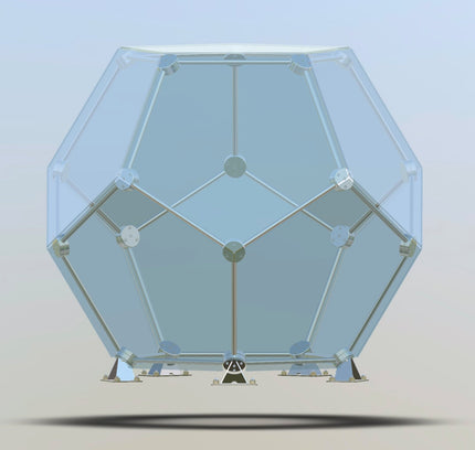 CNC Planet 10.5 Ft Tall Stainless Steel 12 Foot Dome Enclosure