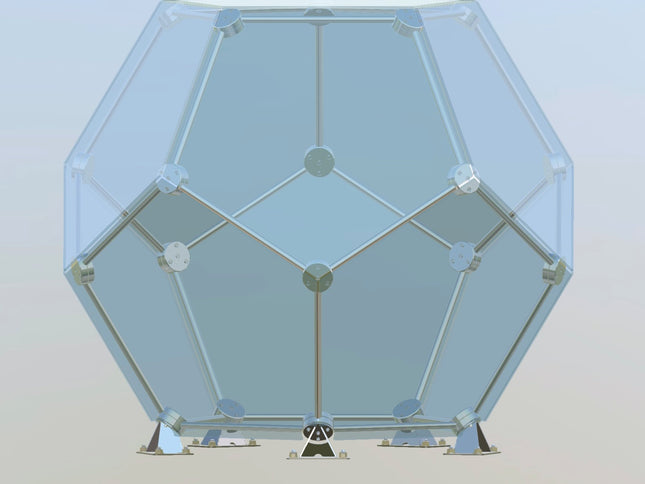 CNC Planet 10.5 Ft Tall Stainless Steel 12 Foot Dome Enclosure