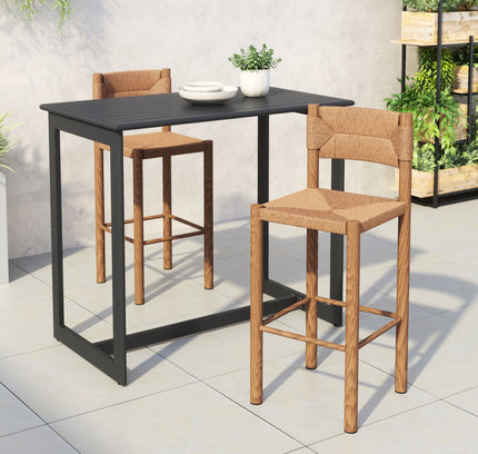Iska Barstool (Set of 2) Natural