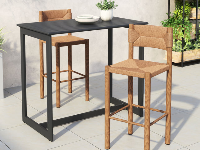 Iska Barstool (Set of 2) Natural