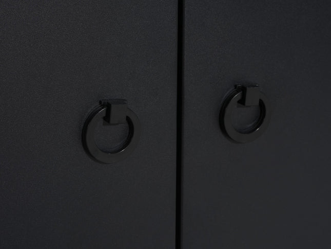 30-Inch Square Propane Fire Pit Table | Black | 40,000 BTU