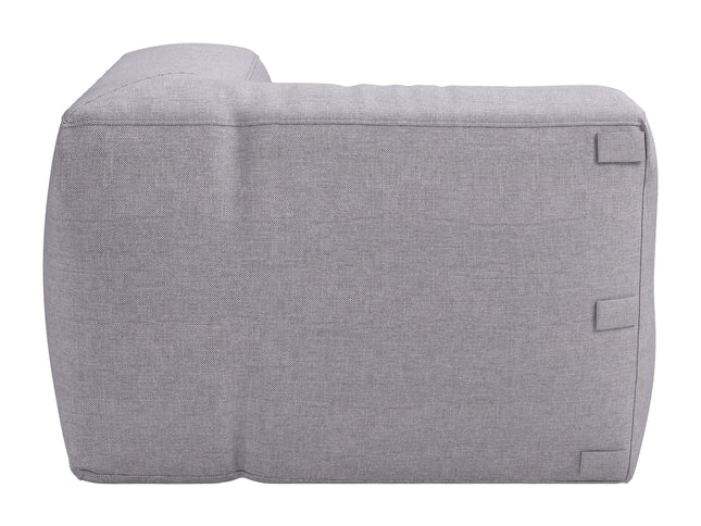 Luanda Corner Chair Gray