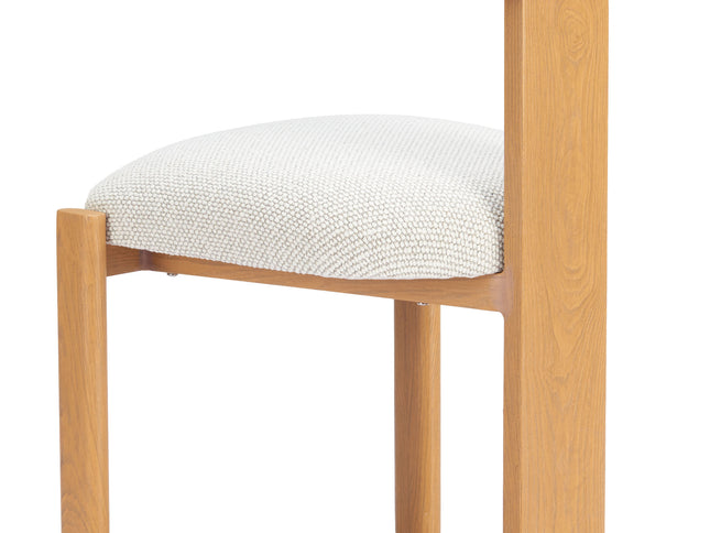 Tiana Dining Chair Natural & Beige