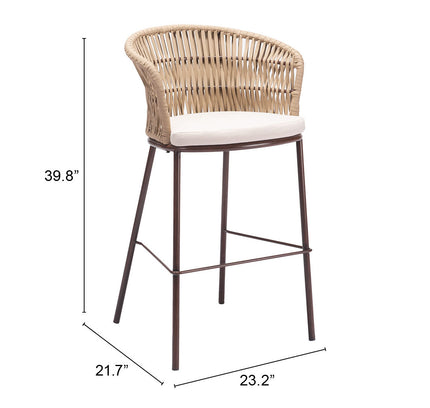 Freycinet Barstool (Set of 2) Natural