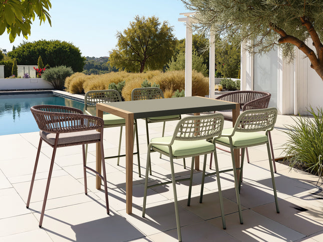 Skye Barstool (Set of 2) Brown