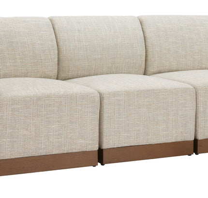 Christy Armless Chair Beige