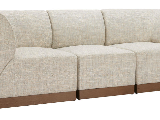 Christy Armless Chair Beige