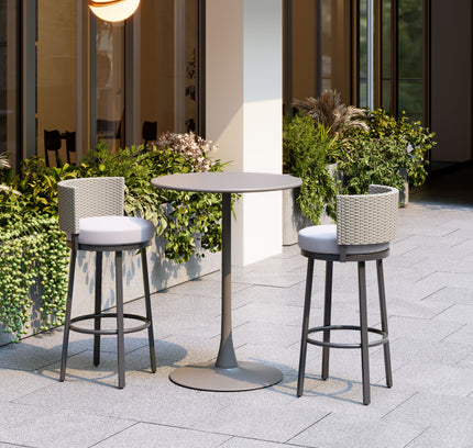 Midnight Wave Barstool White