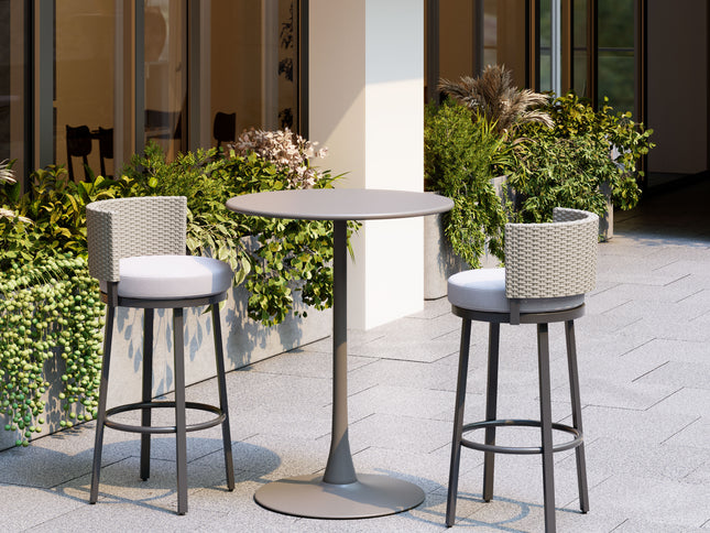 Midnight Wave Barstool White