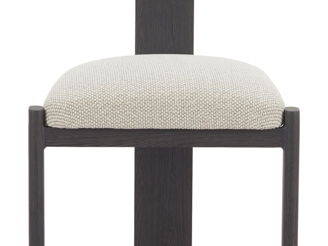 Tiana Dining Chair Black & Beige
