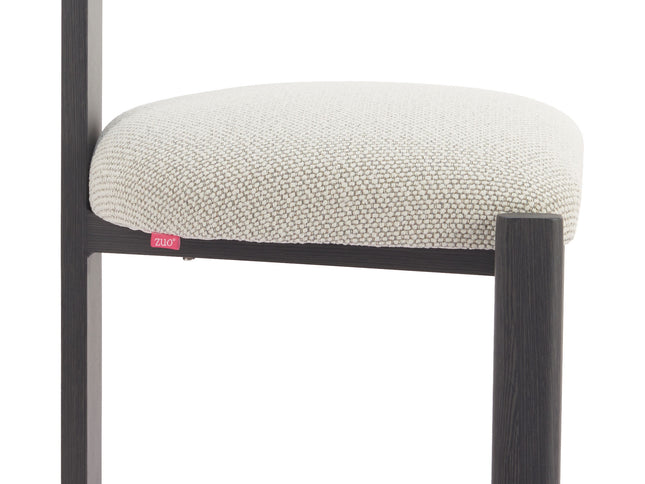 Tiana Dining Chair Black & Beige