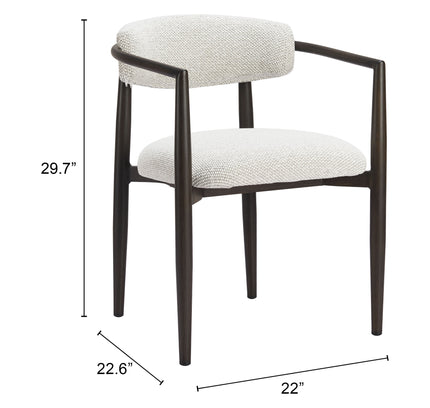 Midori Dining Chair White