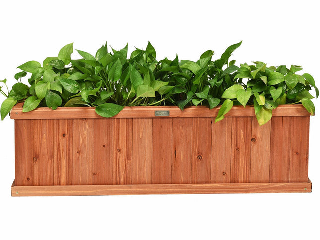 Wooden Decorative Planter Box for Garden Yard and Window